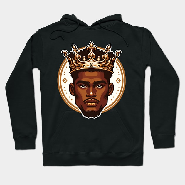 Black King Hoodie by Graceful Designs